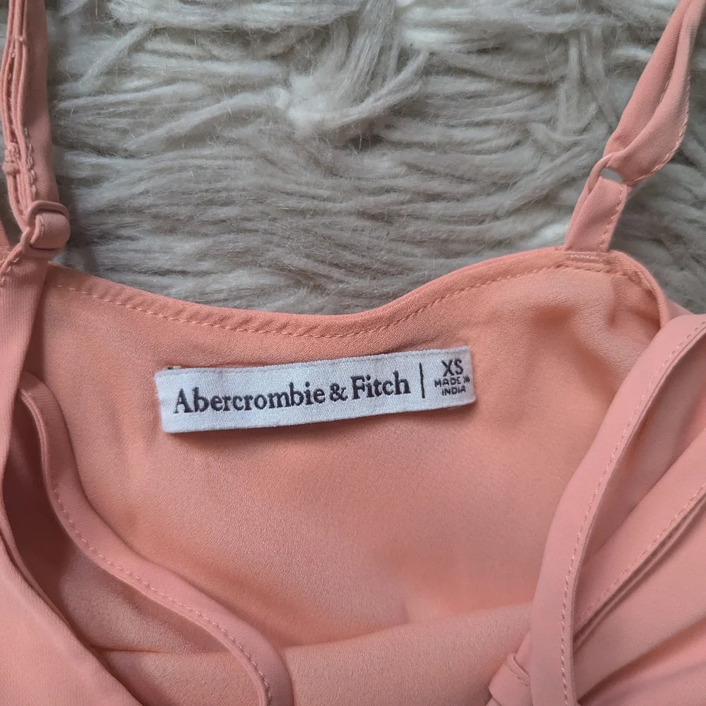EUC Abercrombie & Fitch Cowl Neck Slip Dress in Blooming Dahlia